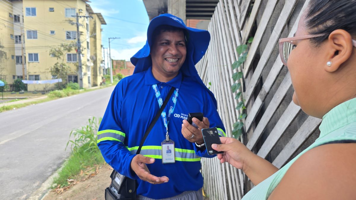 Novidade: 2ª via da fatura da Águas de Manaus agora pode ser emitida pelos leituristas durante visita
