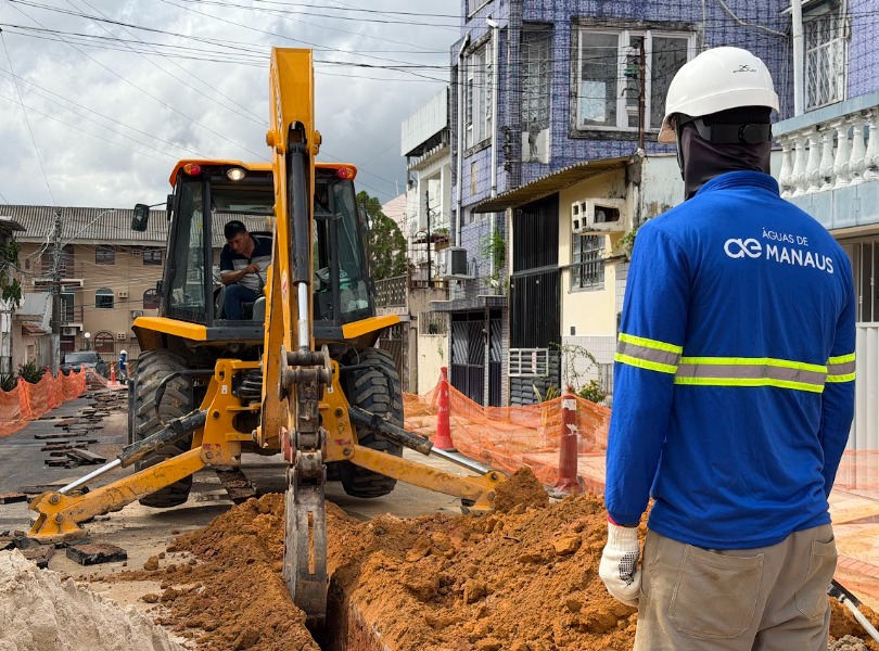 Trata Bem Manaus: Obras de esgoto avançam em 13 áreas de Manaus nesta semana